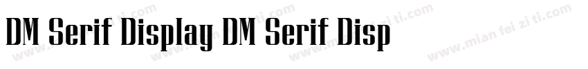 DM Serif Display DM Serif Display字体转换